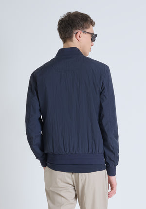 CHAQUETA REGULAR FIT DE NAILON SHIOZE CON PARCHE DE TIGRE