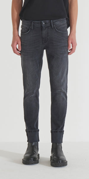 JEANS PAUL SUPER SKINNY FIT IN BLACK BLACK DENIM