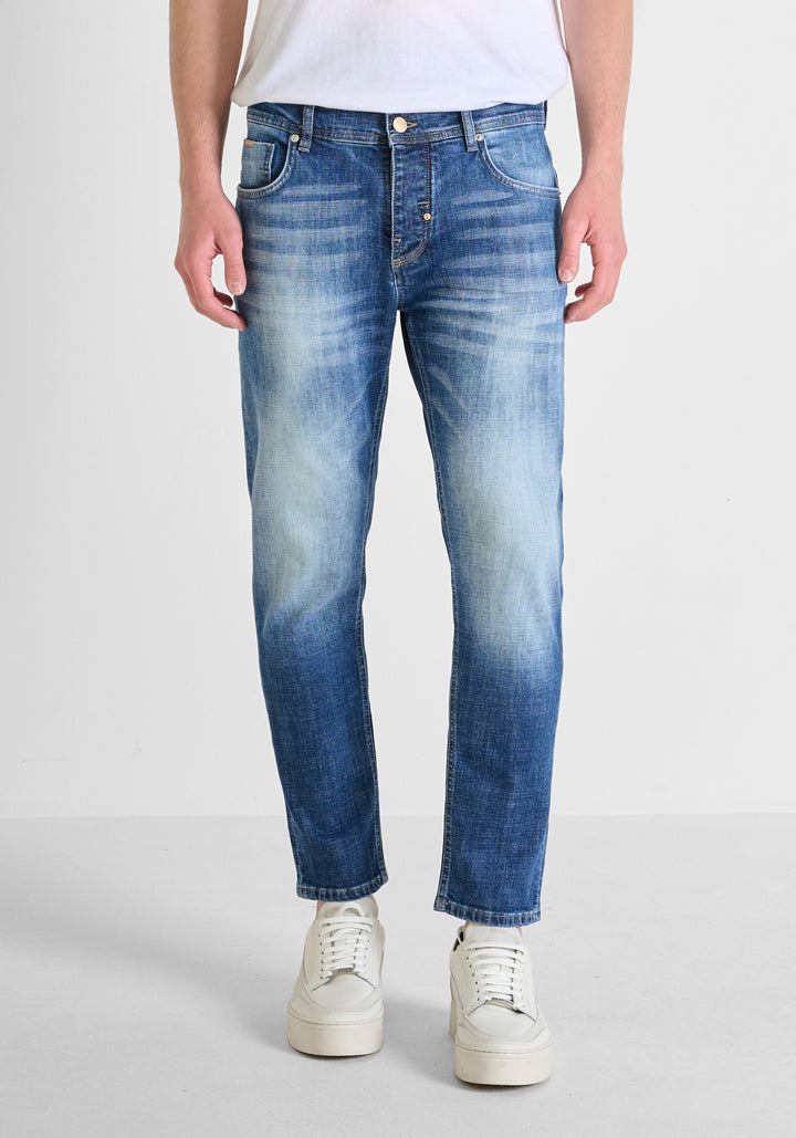 JEANS «ARGON» SLIM FIT TOBILLEROS EN AZUL