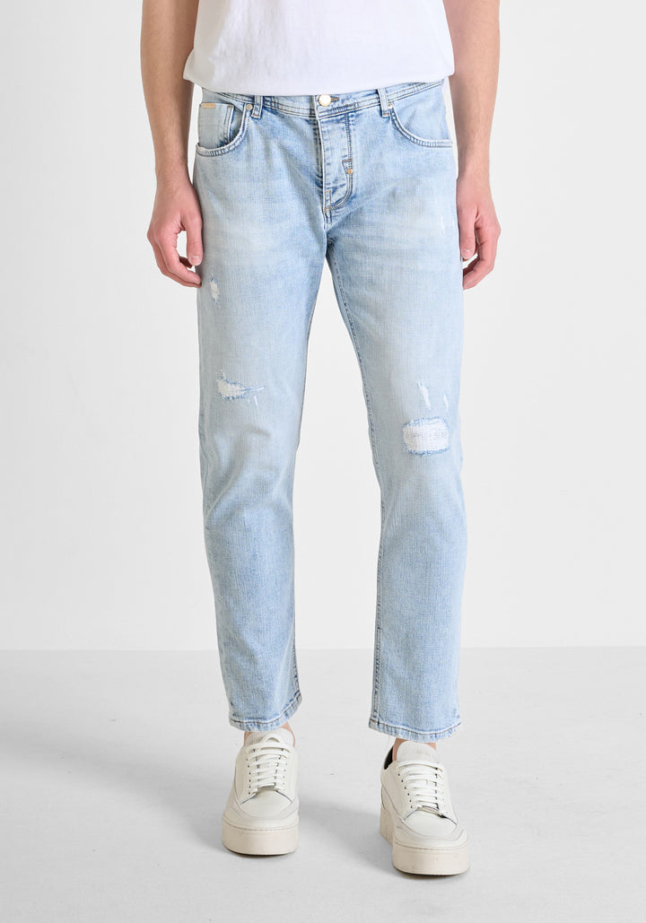 JEANS «ARGON» SLIM FIT TOBILLEROS EN AZUL