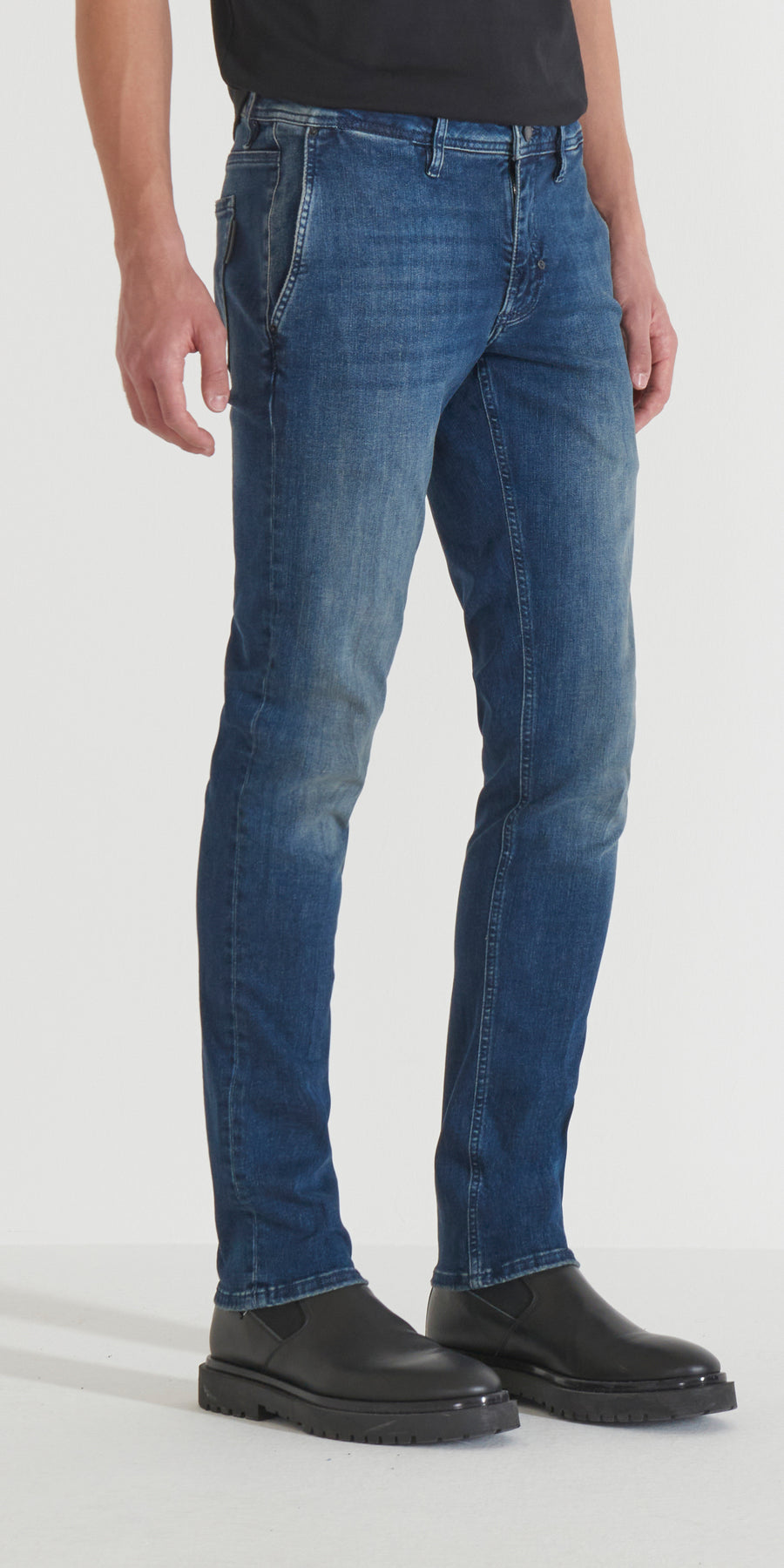 JEANS MASON SKINNY FIT IN POWER STRETCH BLUE DENIM