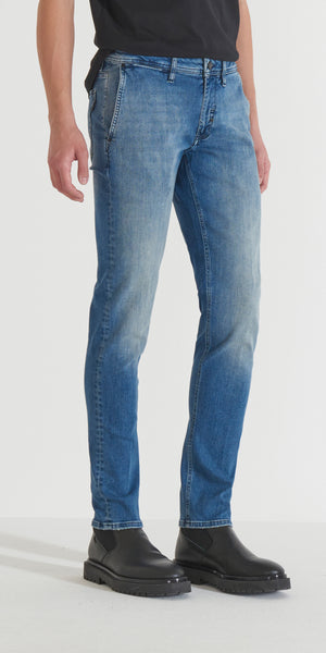 JEANS MASON SKINNY FIT IN POWER STRETCH BLUE DENIM