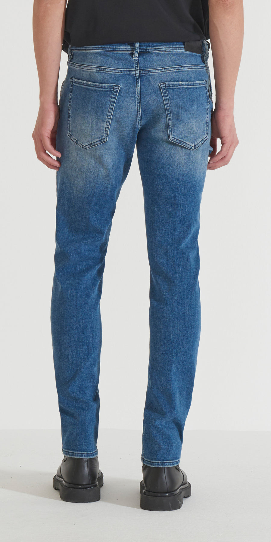 JEANS MASON SKINNY FIT IN POWER STRETCH BLUE DENIM