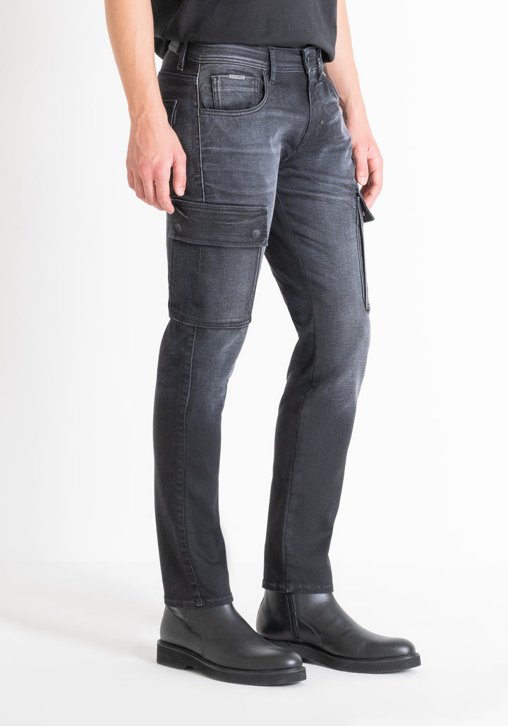 JEANS «ARNOLD» TAPERED FIT NEGROS