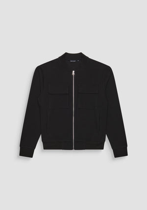 SUDADERA SLIM FIT DE ALGODÓN ELÁSTICO CON ESTAMPADO A CUADROS