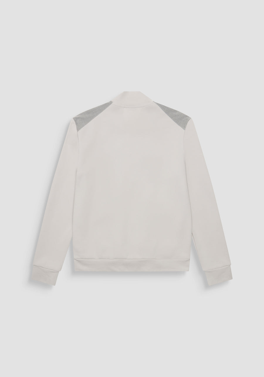 SUDADERA REGULAR FIT EN MEZCLA DE ALGODÓN Y VISCOSA ELÁSTICA
