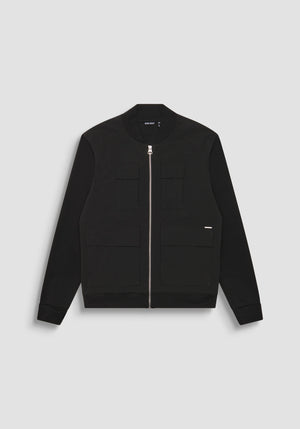 SUDADERA REGULAR FIT EN MEZCLA DE ALGODÓN Y VISCOSA ELÁSTICA