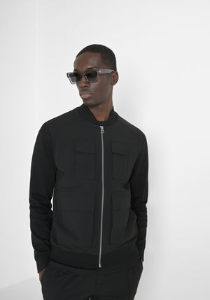 SUDADERA REGULAR FIT EN MEZCLA DE ALGODÓN Y VISCOSA ELÁSTICA