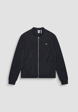 SUDADERA REGULAR FIT DE MEZCLA DE ALGODÓN CON TEJIDO EN CONTRASTE