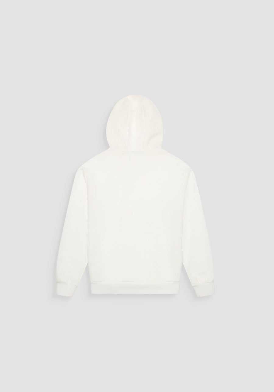 SUDADERA REGULAR FIT DE MEZCLA DE ALGODÓN CON PARCHE CON LOGOTIPO