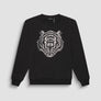 SUDADERA REGULAR FIT DE MEZCLA DE ALGODÓN CON ESTAMPADO DE TIGRE