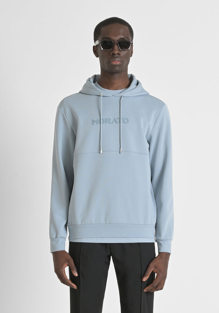 HOODIE RELAXED FIT DE MEZCLA DE ALGODÓN CON LOGOTIPO