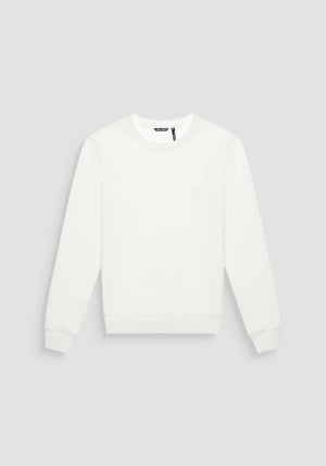 SUDADERA SLIM FIT DE MEZCLA DE ALGODÓN CON PARCHE DE TIGRE