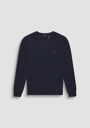 SUDADERA SLIM FIT DE MEZCLA DE ALGODÓN CON PARCHE DE TIGRE