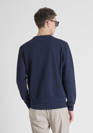 SUDADERA REGULAR FIT DE MEZCLA DE ALGODÓN CON ESTAMPADO DE TIGRE