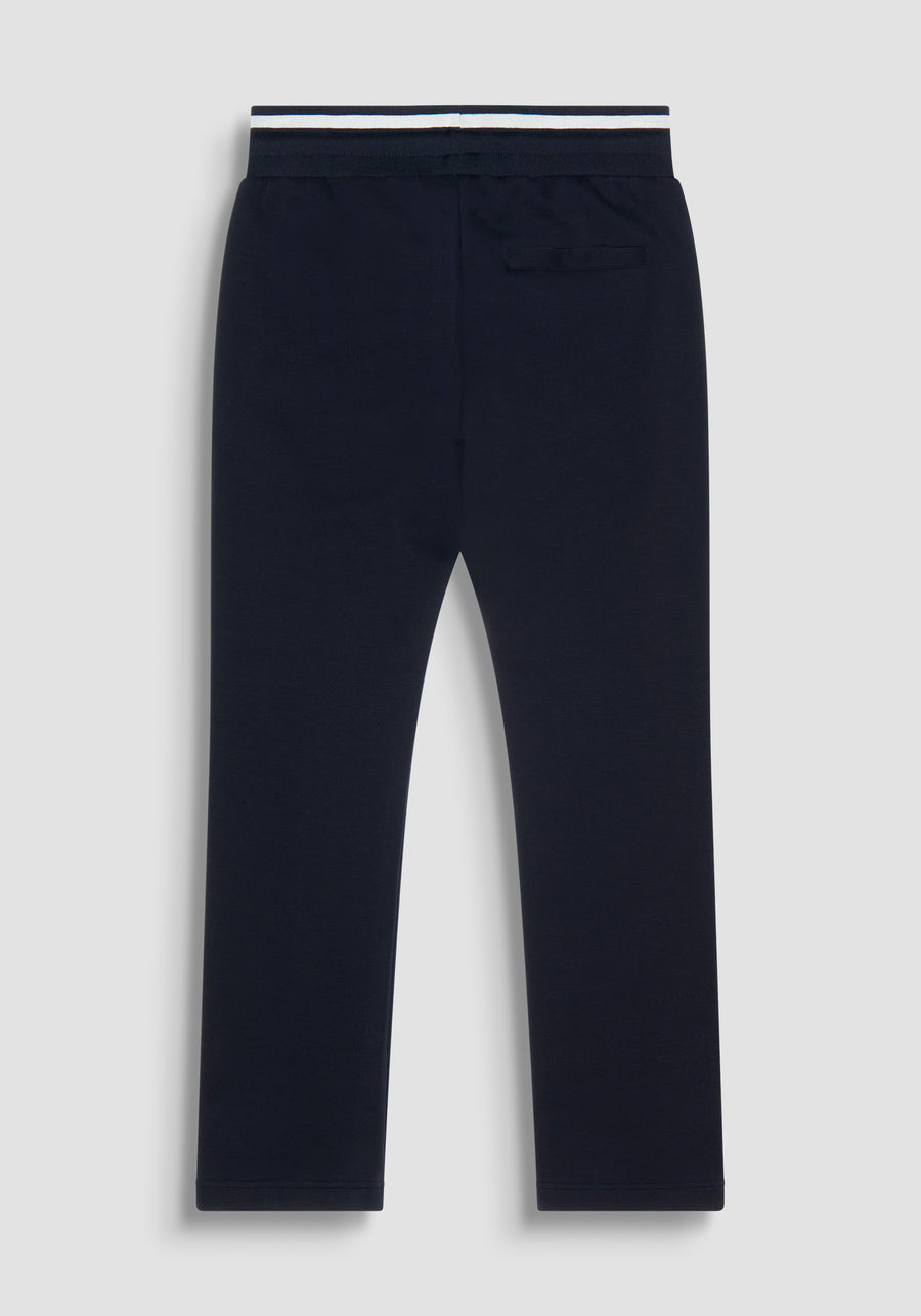 PANTALONES REGULAR FIT DE MEZCLA DE ALGODÓN CON LOGOTIPO