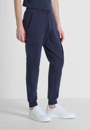 PANTS DE FELPA REGULAR FIT DE MEZCLA DE ALGODÓN CON LOGOTIPO DE GOMA