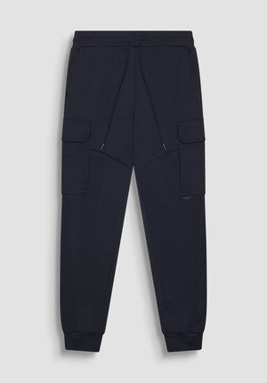 PANTS DE FELPA REGULAR FIT DE MEZCLA DE ALGODÓN CON LOGOTIPO DE GOMA