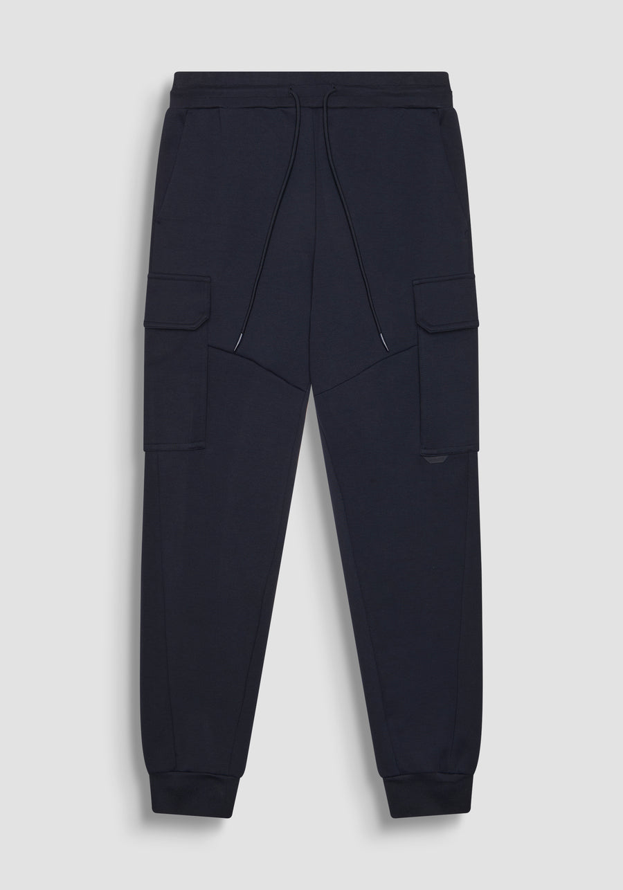 PANTS DE FELPA REGULAR FIT DE MEZCLA DE ALGODÓN CON LOGOTIPO DE GOMA