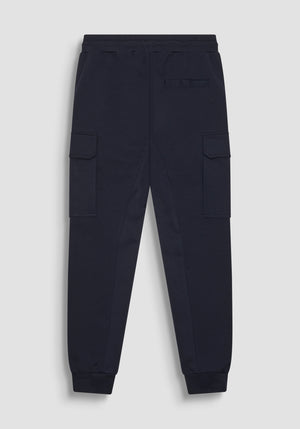 PANTS DE FELPA REGULAR FIT DE MEZCLA DE ALGODÓN CON LOGOTIPO DE GOMA