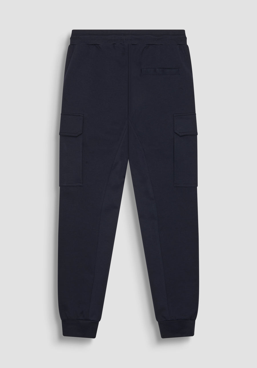 PANTS DE FELPA REGULAR FIT DE MEZCLA DE ALGODÓN CON LOGOTIPO DE GOMA