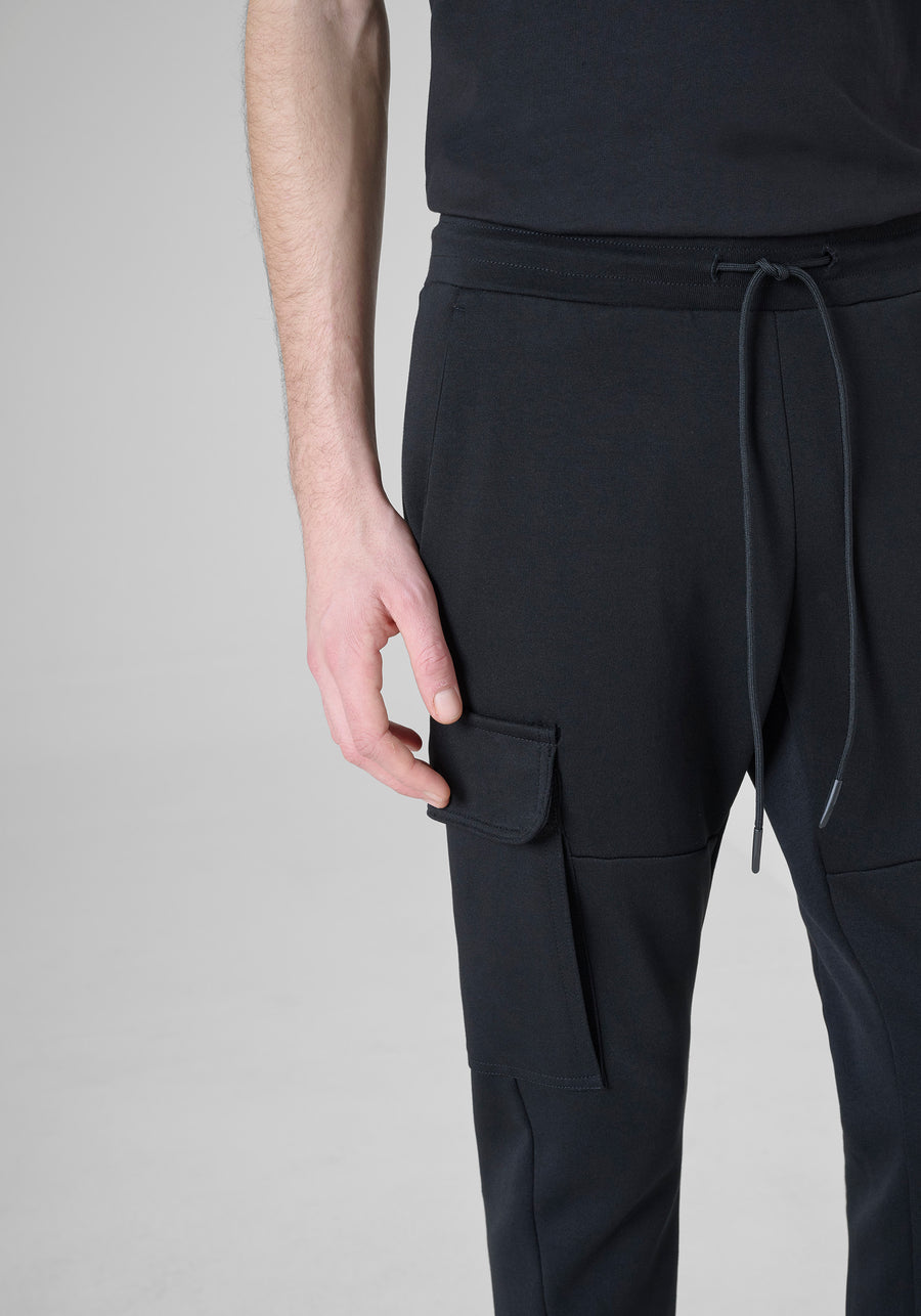 PANTALONES DE FELPA REGULAR FIT DE MEZCLA DE ALGODÓN CON LOGOTIPO DE GOMA