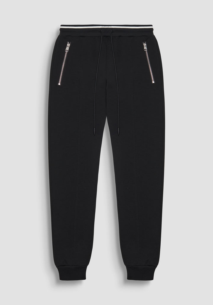 PANTS SLIM FIT DE ALGODÓN CON LOGOTIPO ESTAMPADO