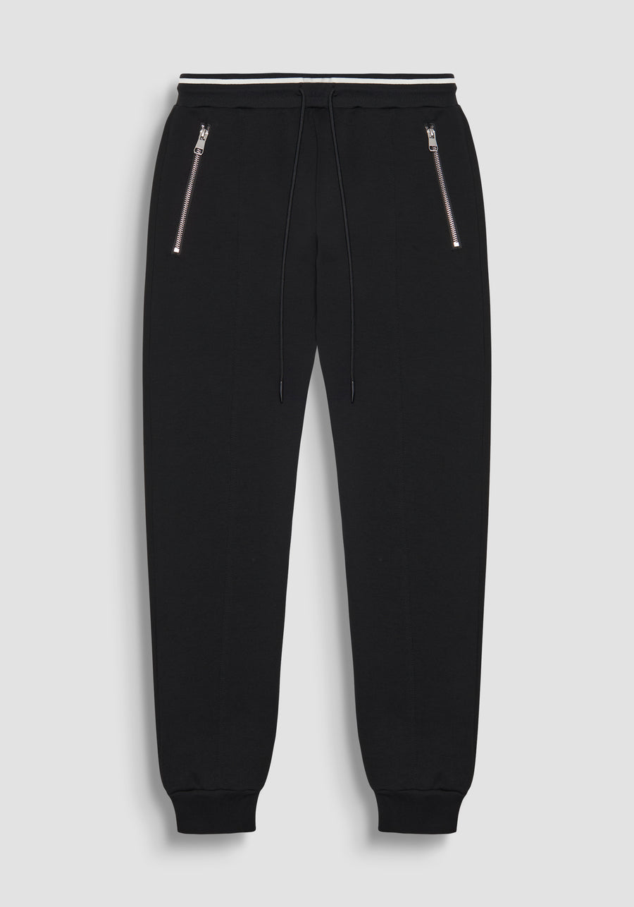 PANTS SLIM FIT DE ALGODÓN CON LOGOTIPO ESTAMPADO