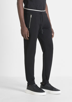 PANTS SLIM FIT DE ALGODÓN CON LOGOTIPO ESTAMPADO
