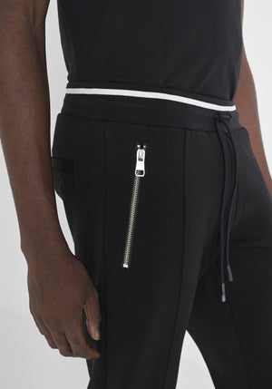 PANTS SLIM FIT DE ALGODÓN CON LOGOTIPO ESTAMPADO