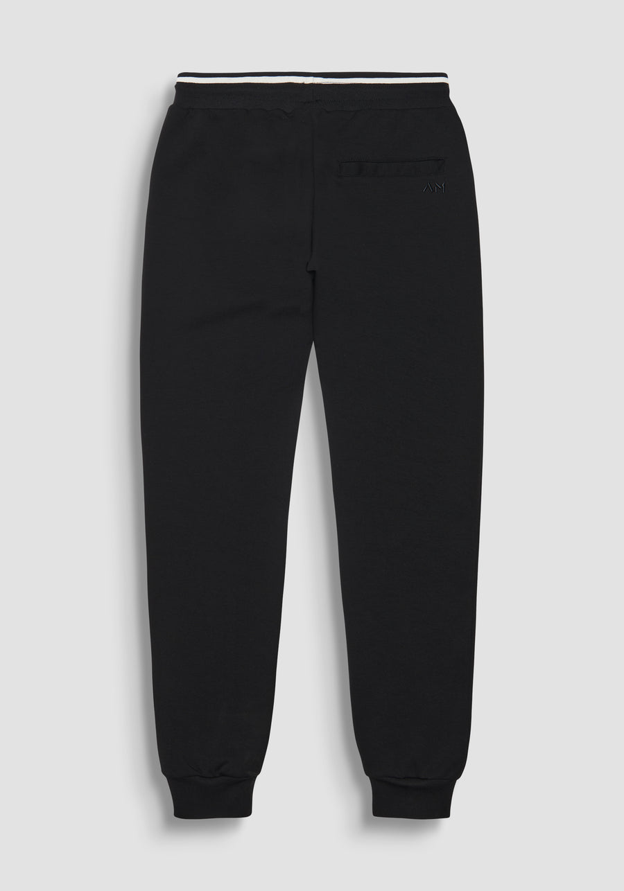 PANTS SLIM FIT DE ALGODÓN CON LOGOTIPO ESTAMPADO