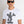 T-SHIRT REGULAR FIT DE JERSEY DE ALGODÓN BLANCO CON ESTAMPADO «MICKEY MOUSE»