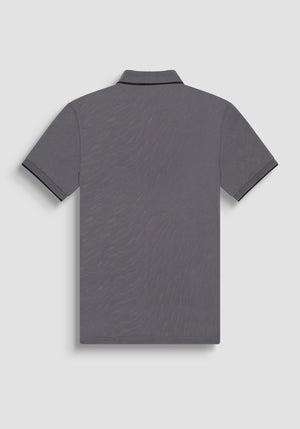 POLO REGULAR FIT DE ALGODÓN Y CON LOGOTIPO RESALTADO