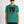 T-SHIRT REGULAR FIT DE JERSEY DE ALGODÓN VERDE CON ESTAMPADO DE PANTERA