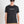T-SHIRT REGULAR FIT DE JERSEY DE ALGODÓN NEGRO CON LOGOTIPO