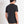 T-SHIRT REGULAR FIT DE JERSEY DE ALGODÓN NEGRO CON LOGOTIPO