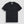 T-SHIRT REGULAR FIT DE TEJIDO NEGRO DE ALGODÓN CON LOGO METÁLICO