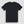 T-SHIRT REGULAR FIT DE TEJIDO NEGRO DE ALGODÓN CON LOGO METÁLICO