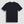 T-SHIRT REGULAR FIT NEGRA DE JERSEY ALGODÓN CON LOGOTIPO DE "MONSIEUR"