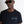 T-SHIRT REGULAR FIT NEGRA DE JERSEY ALGODÓN CON LOGOTIPO DE "MONSIEUR"