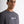 T-SHIRT SLIM FIT DE JERSEY DE ALGODÓN GRIS CON ESTAMPADO DIFUMINADO