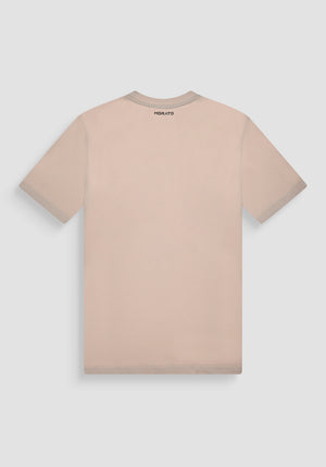 T-SHIRT REGULAR FIT BLANCA DE TEJIDO DE JERSEY DE ALGODÓN CON ESTAMPADO DE TIGRE DE GOMA