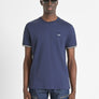CAMISETA REGULAR FIT DE PUNTO DE ALGODÓN 100 % CON PARCHE CON EL LOGOTIPO Y DETALLES EN CONTRASTE