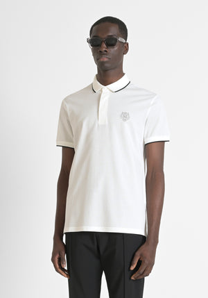 POLO REGULAR FIT DE PIQUÉ DE ALGODÓN CON PARCHE DE TIGRE