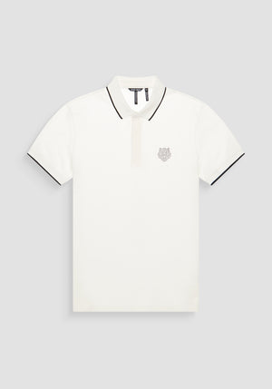 POLO REGULAR FIT DE PIQUÉ DE ALGODÓN CON PARCHE DE TIGRE