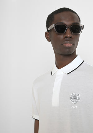 POLO REGULAR FIT DE PIQUÉ DE ALGODÓN CON PARCHE DE TIGRE