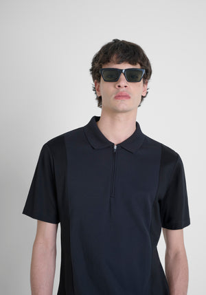 POLO  REGULAR FIT DE PIQUÉ DE ALGODÓN CON CUELLO Y PUÑOS EN CONTRASTE