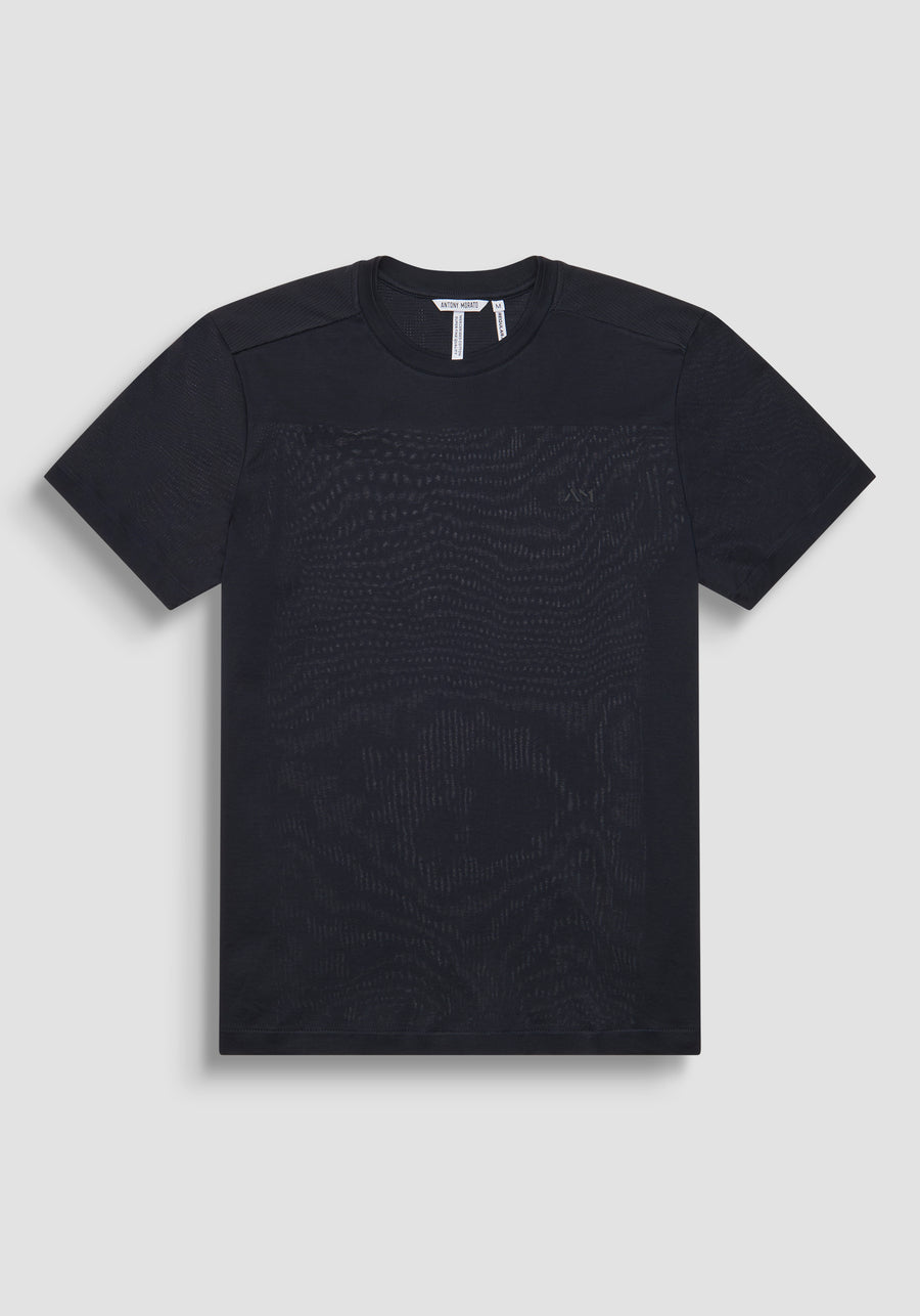 T-SHIRT REGULAR FIT EN TEJIDO DE ALGODÓN JERSEY CON LOGOTIPO DE ESPUMA