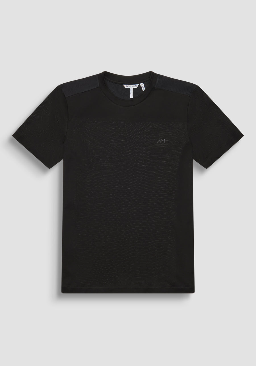 T-SHIRT REGULAR FIT EN TEJIDO DE ALGODÓN JERSEY CON LOGOTIPO DE ESPUMA