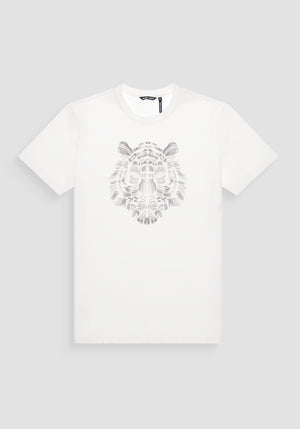 T-SHIRT REGULAR FIT DE PUNTO DE ALGODÓN PURO CON ESTAMPADO